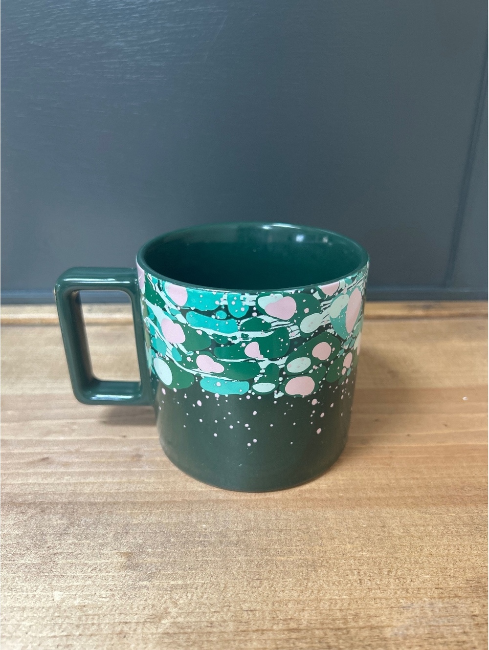 2 Starbucks Holiday 2022 Venetian Marble Forest Ceramic Mug 12oz - Picture 4 of 6